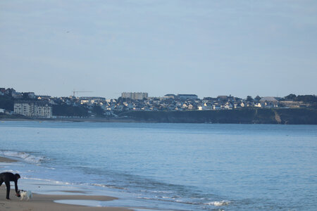 2023 09 15 De Coudeville-sur-Mer à Granville, IMG_5618 Donville-les-Bains, Granville et le cap Lihou depuis Coudeville (pano 5616-5623)