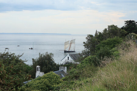 2023 09 16 Granville et les Iles Chausey, IMG_5767 La Cancalaise au près du phare